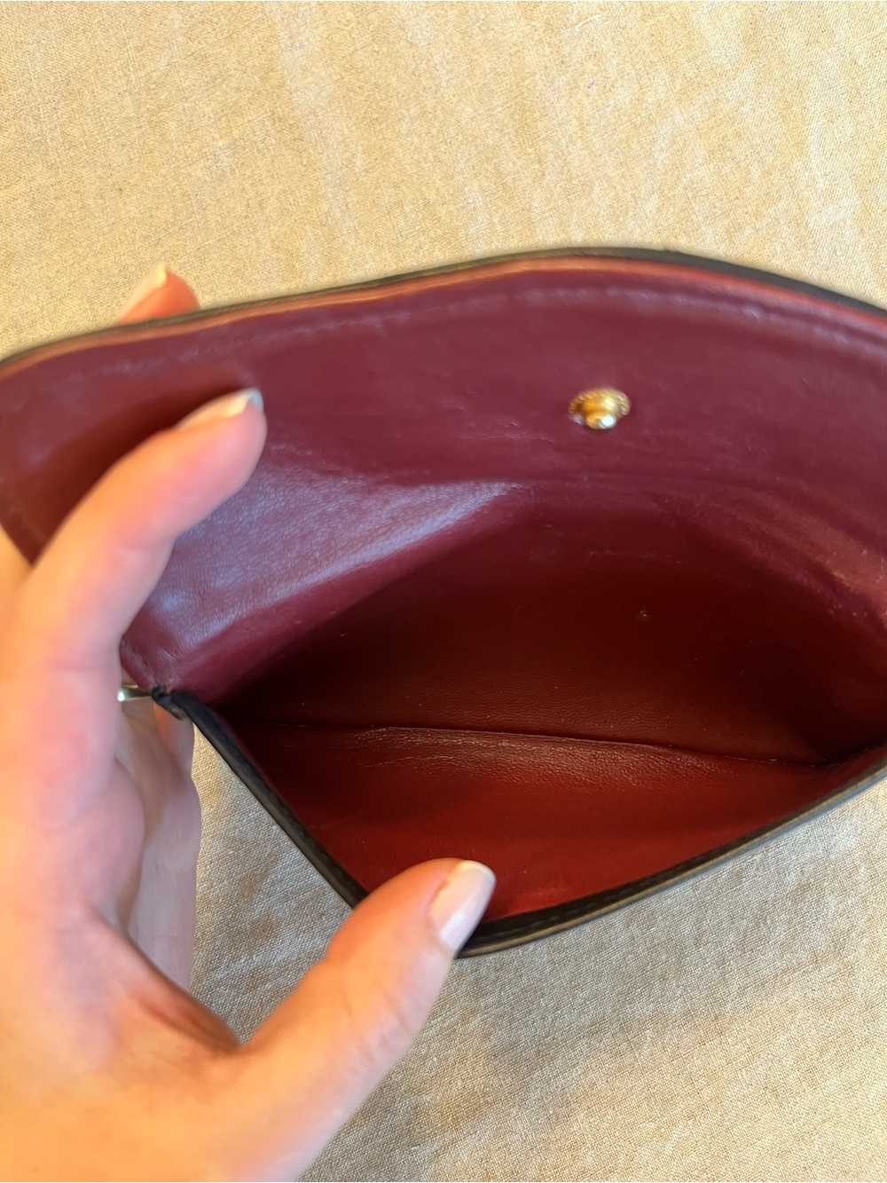 Vintage CHANEL Black Lambskin Clutch/Pouch - Picture 3 of 9